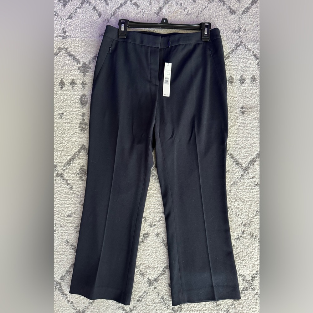 T Tahari True Navy Harper Pants